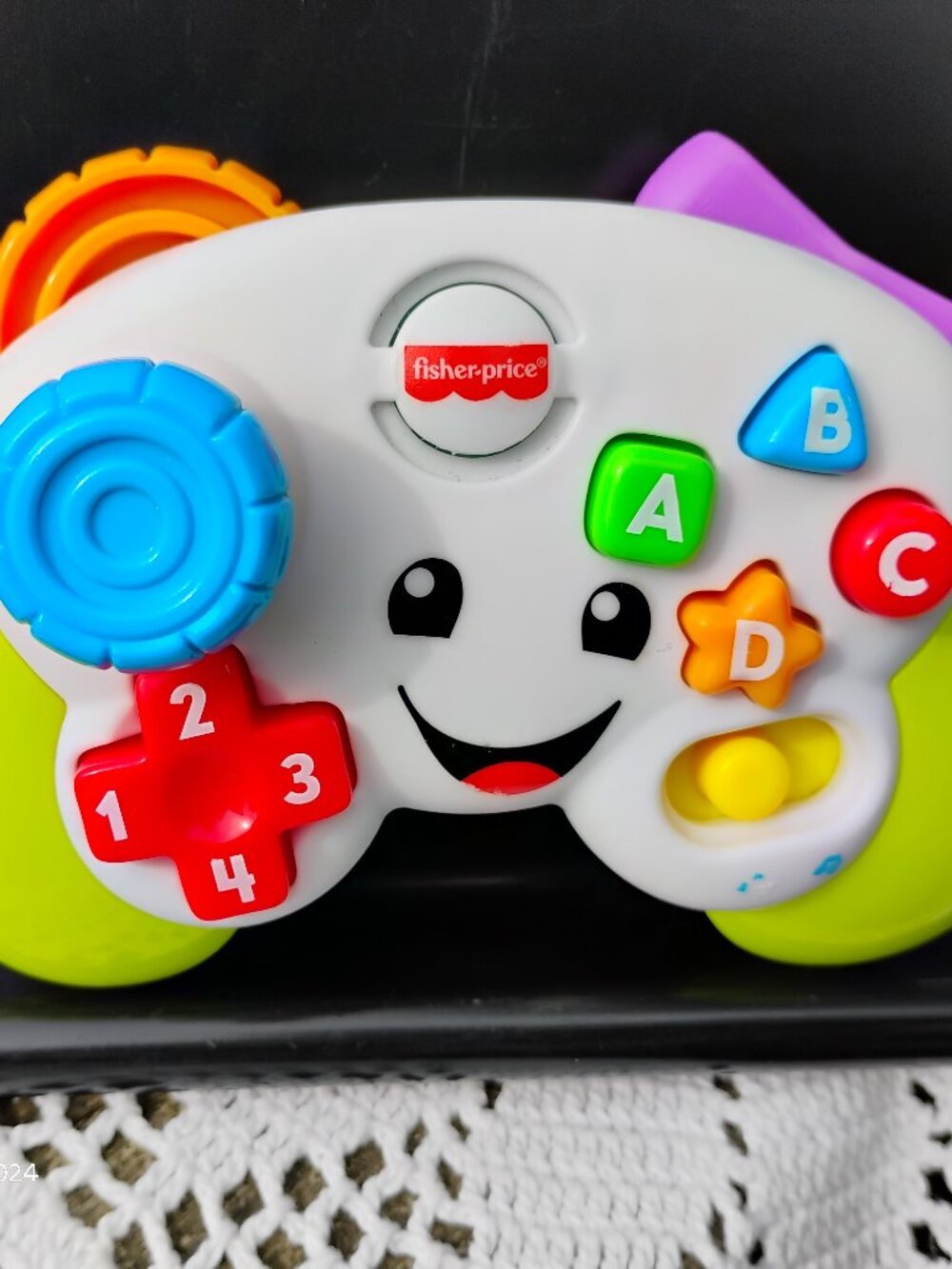 Fisher-Price Game and Learn interactive electronic controller toy WORKS 3-36 mos